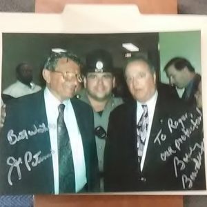 Autographed Photo Bobby Bowden & Joe Paterno